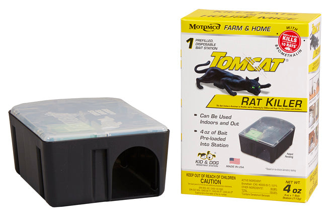 Tomcat Pre-Filled Disposable Rat Bait Station – Advantage Pest Control
